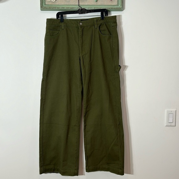 Delila*s wide leg cargo jeans army green women’s plus size XXL new with tags - Picture 1 of 7